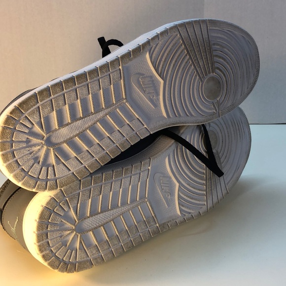 Nike Air Jordan Gray Sneakers – Size 18 – Black Swoosh 🖤🔥 - Picture 6 of 8